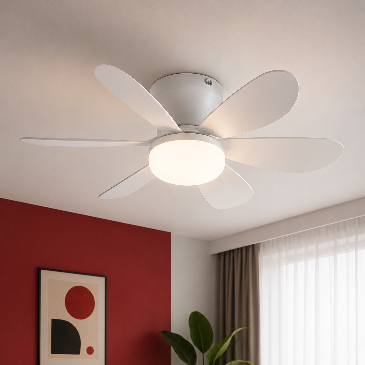Ventilatore da Soffitto con Luce LED 40W