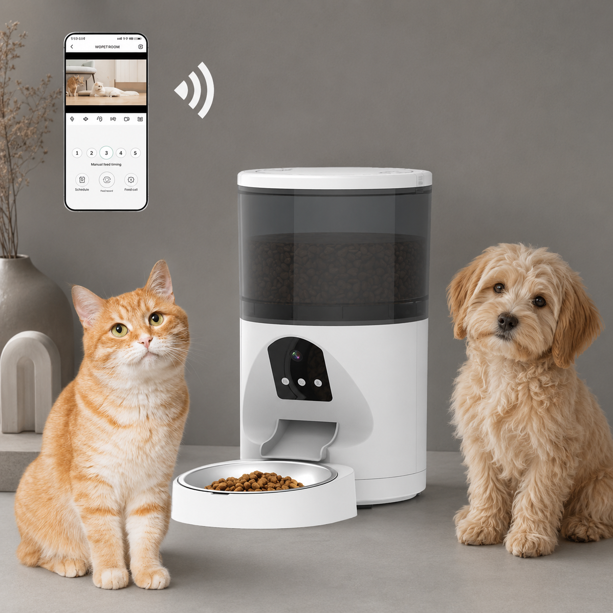 Dispenser Automatico Crocchette Cane e Gatto