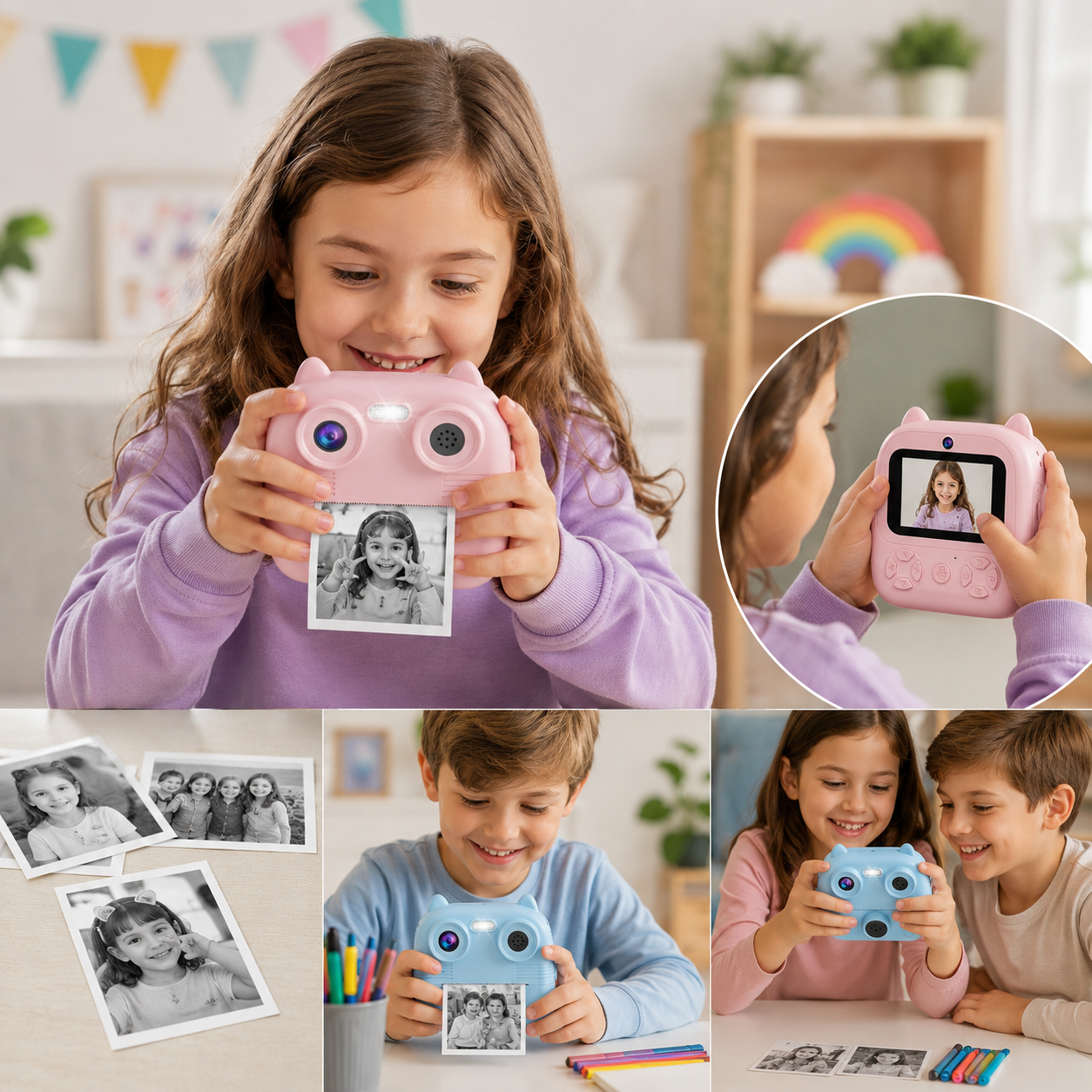 FOTOCAMERA ISTANTANEA PER BAMBINI