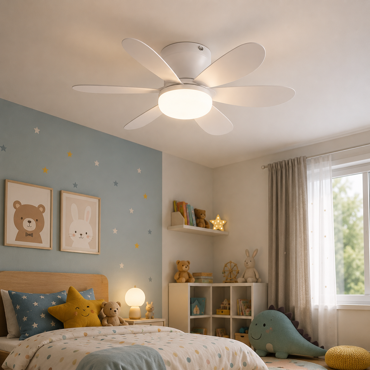Ventilatore da Soffitto con Luce LED 40W